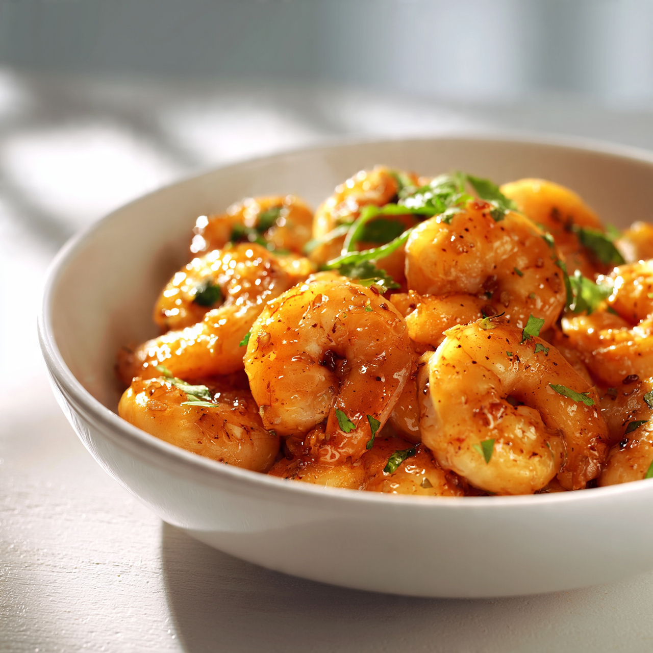 High-Protein Honey Garlic Shrimp